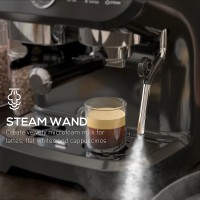 HOMCOM 15-Bar kaffemaskin | Kverner, damper — Svart