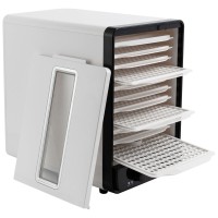 HOMCOM 11-Disidratatore alimentare a vassoi, 40-70℃ Temperatura e timer