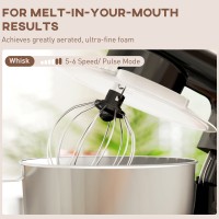 HOMCOM 1300W Køkkenstandmixer, med tilbehør - Sort