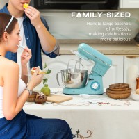 HOMCOM 1300W Sbattitore Elettrico da Cucina, con Accessori - Blu