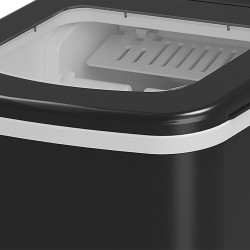 HOMCOM 12kg Countertop Ice Cube Machine, with Scoop - Black