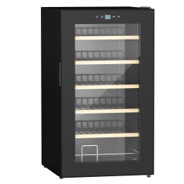 HOMCOM 24-Bottle Wine Fridge | 65L, Touch Screen — Black