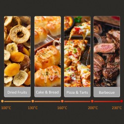 HOMCOM 16L Mini benkeovn | 1400W, Timer — Svart/Sølv