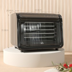 HOMCOM 35-70°C Disidratatore alimentare a sei vassoi - Nero