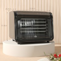 HOMCOM 35-70°C Deshidratador de alimentos de seis bandejas - Negro