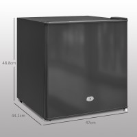 HOMCOM 35L Mini Freezer, -24℃ to -14℃ Temperature - Black