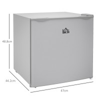 HOMCOM 35L Mini Vriezer, -24℃ tot -14℃ Temperatuur - Grijs