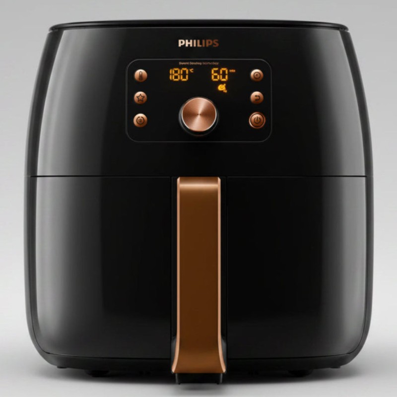 Philips HD9867/90 Friteuse à air Premium XXL | Détection intelligente