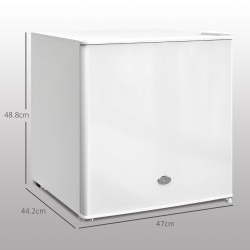 HOMCOM 35L Mini Freezer, -24℃ to -14℃ Temperature - White