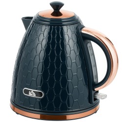 HOMCOM 3000W Snabbkokande Honeycomb Vattenkokare - Mörkblå
