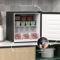 HOMCOM 35L Mini Freezer, -24℃ a -14℃ Temperatura - Nero