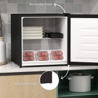 HOMCOM 35L Mini Pakastin, -24℃ ja -14℃ Lämpötila - Musta