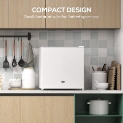 HOMCOM 35L Mini Congélateur, -24℃ à -14℃ Température - Blanc