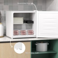 HOMCOM 35L Mini Congelatore, -24℃ a -14℃ Temperatura - Bianco