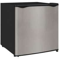 HOMCOM 35L Mini Congelador, -24℃ a -14℃ Temperatura - Tono Plateado