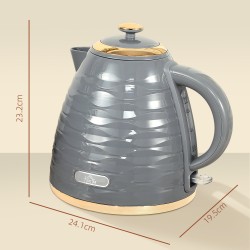 HOMCOM 3kW Hervidor Rápido de Panal - Gris
