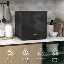 HOMCOM 35L Mini Freezer, -24℃ a -14℃ Temperatura - Nero