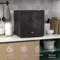 HOMCOM 35L Mini Freezer, -24℃ a -14℃ Temperatura - Nero