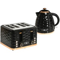 HOMCOM 3kW Hurtigkogende Honeycomb Kedel - Sort