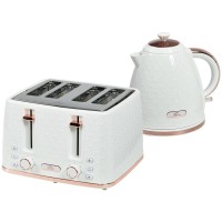 HOMCOM 3kW Hurtigkogende Honeycomb Kedel - Cremefarvet