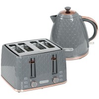 HOMCOM 3kW Hurtigkogende Honeycomb Kedel - Grå