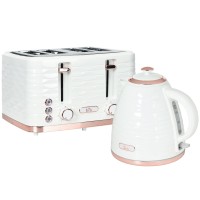 HOMCOM 3kW Schnellkoch Wabenkocher - Creme