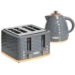 HOMCOM 3kW Hervidor Rápido de Panal - Gris