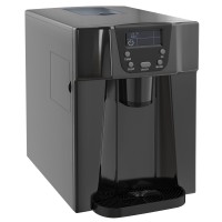 HOMCOM Ice Maker & Water Dispenser | 12kg/Day — Black