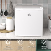 HOMCOM 35L Mini Congelatore, -24℃ a -14℃ Temperatura - Bianco