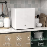 HOMCOM 35L Mini Freezer, -24℃ a -14℃ Temperatura - Bianco
