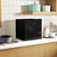 HOMCOM 46 Låsbar bordkøleskab i liter - Sort