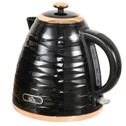 HOMCOM 3Hervidor de nido de abeja de ebullición rápida kW - Negro