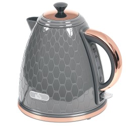 HOMCOM 3Hervidor de nido de abeja de ebullición rápida kW - Gris