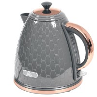 HOMCOM 3Hervidor de nido de abeja de ebullición rápida kW - Gris