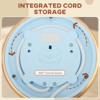 HOMCOM 3kW Hurtigkogende Honeycomb Kedel - Lyseblå