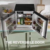 HOMCOM 46L Mini nevera de sobremesa | Cubitera — Negro