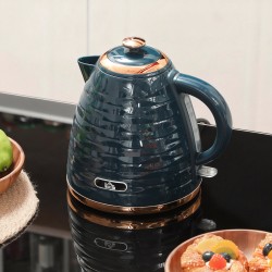HOMCOM 3kW Rapid Boil Honeycomb Vattenkokare - Mörkblå