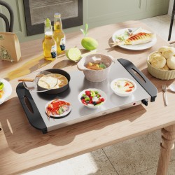 HOMCOM 4-Tablett-Elektro-Buffetwärmer | 300W