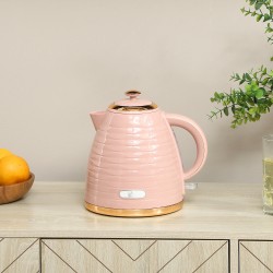 HOMCOM 3Bouilloire en nid d'abeille à ébullition rapide kW - Rose