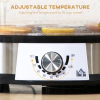 HOMCOM 40-70℃ Fünf-Tablett-Dörrautomat