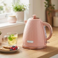 HOMCOM 3kW Hurtigkogende Honeycomb Kedel - Lyserød