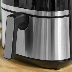 HOMCOM 4.5L Heißluftfritteuse mit Backofen | 8-in-1, 8 Voreinstellungen, 1500W — Schwarz