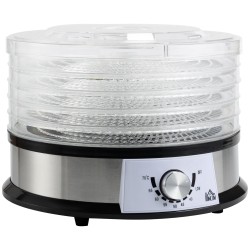 HOMCOM 40-70℃ Fünf-Tablett-Dörrautomat