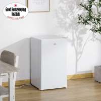 HOMCOM 91L Under-Counter Fridge | Reversible Door — White