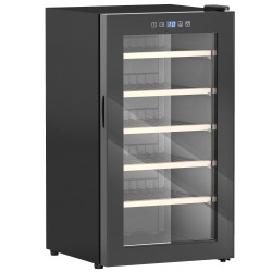HOMCOM 41-Flaschen-Weinkühlschrank | 91L, Touchscreen — Schwarz