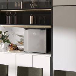HOMCOM 46L Table-Top Mini Fridge | Ice Box — Black