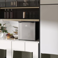 HOMCOM 46L Bordplade Mini Køleskab | Isboks — Sort