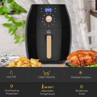 HOMCOM 5.5L Friteuse à air | 1700W, Écran numérique, 80–200°C