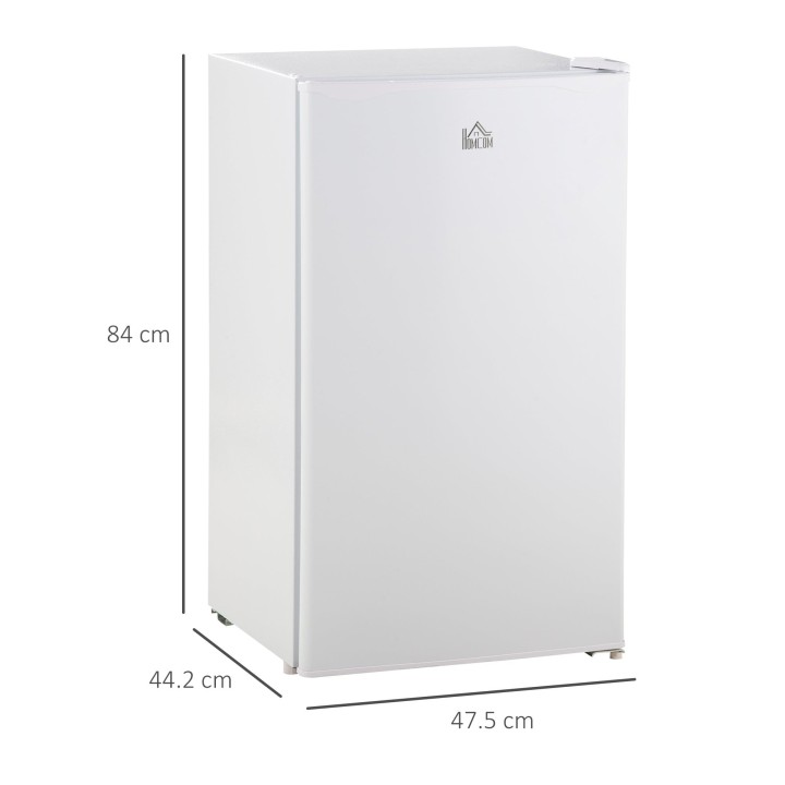 HOMCOM 91L Under-Counter Fridge | Reversible Door — White