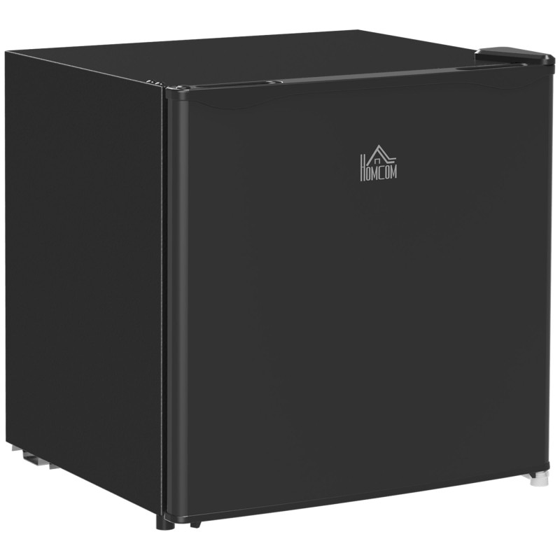 HOMCOM 46L Mini nevera de sobremesa | Cubitera — Negro